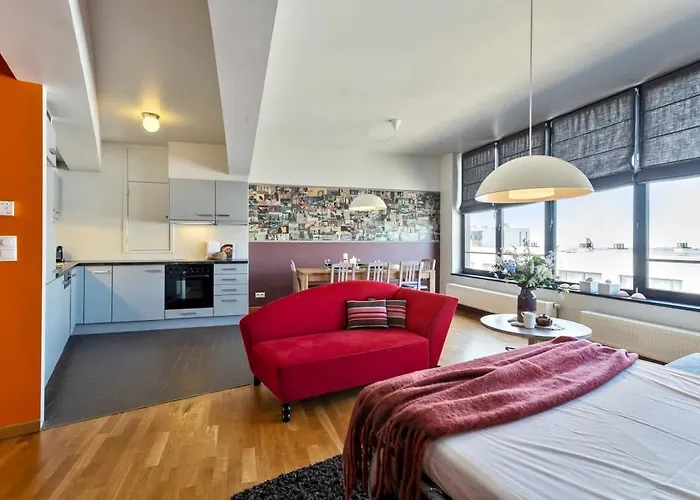 Casiola - Penthouse With Big Terrace And Sea View 公寓 奥斯滕德